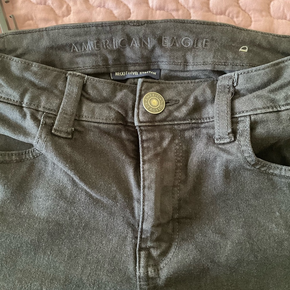 American Eagle Outfitters black gray Skinny Jeans